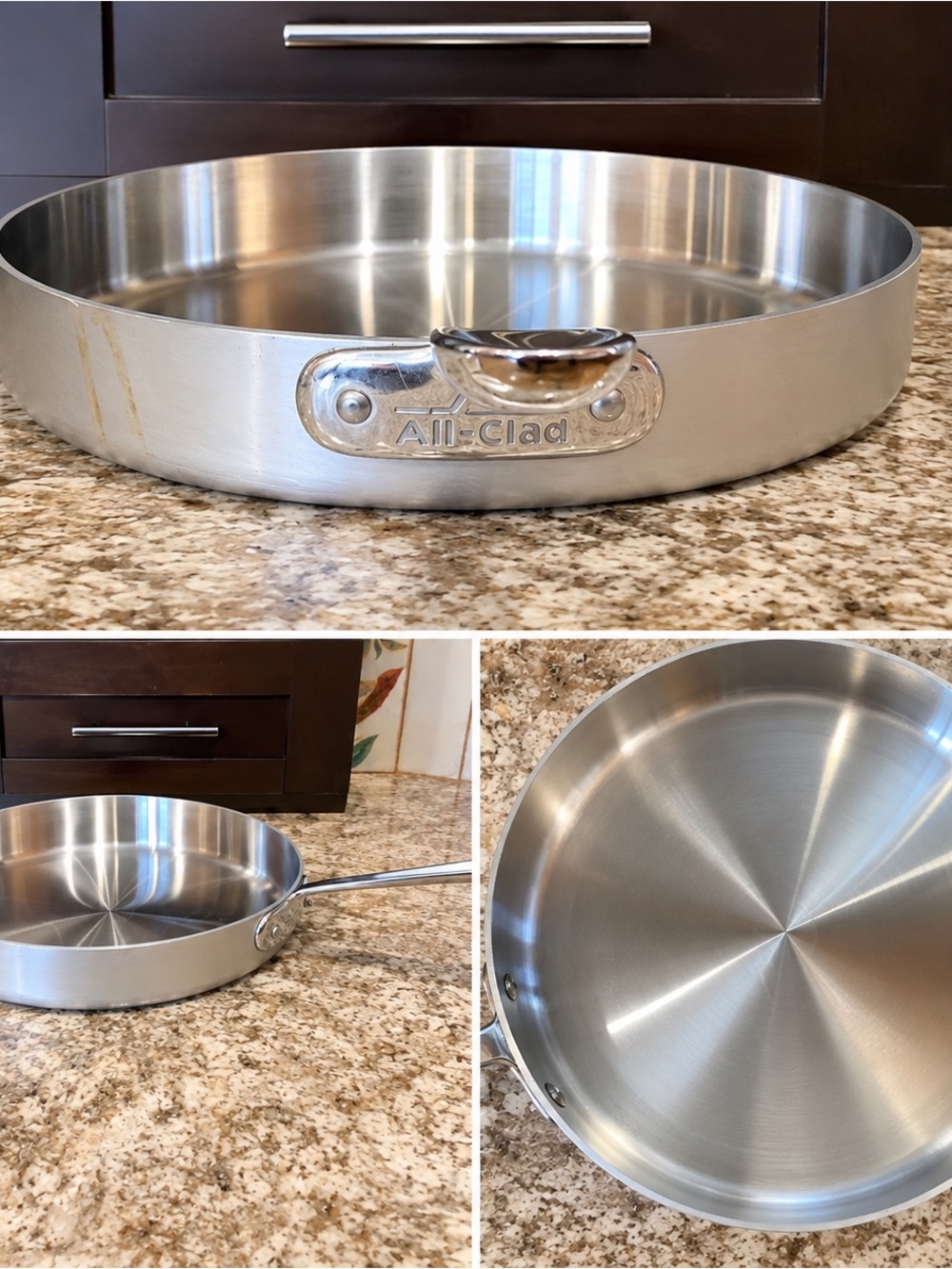 All-Clad Stainless Steel Fry Pan – Silver